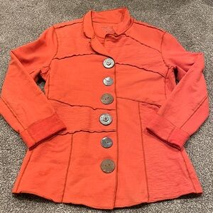 Neon Buddha jacket orange size large